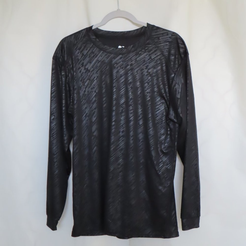 Men's Badger Black Long Sleeve Tee